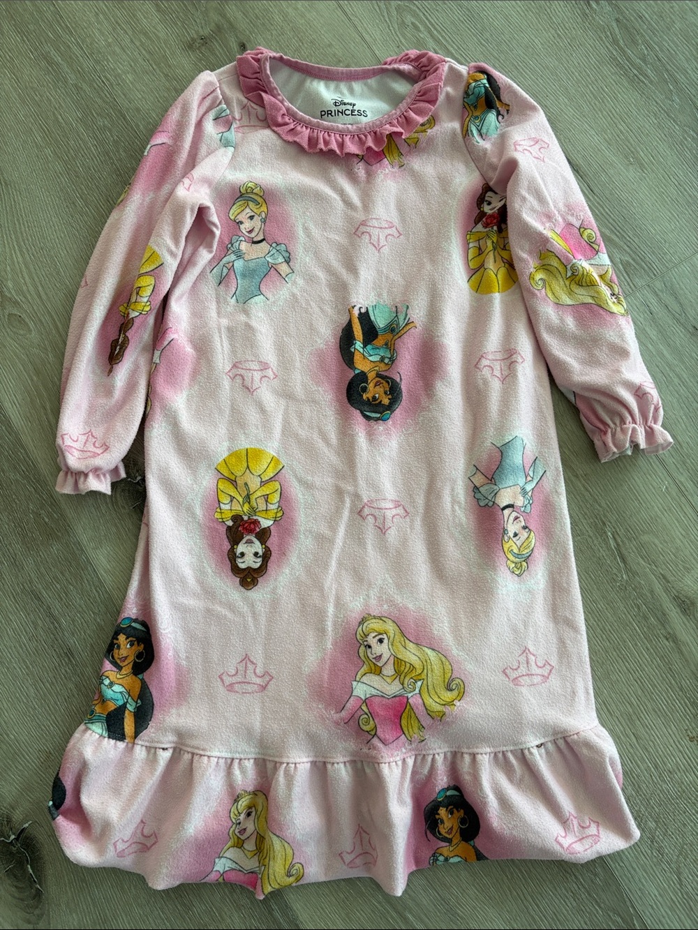 Disney princess Girls' pink Nightgown 6